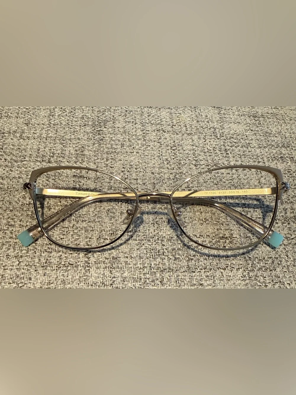 Tiffany & Co. Men's Round Metal Glasses in Silver